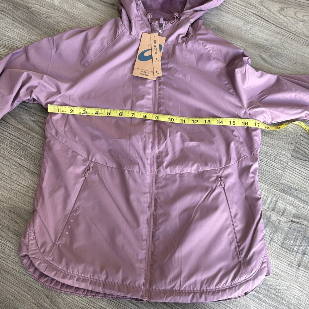 Asics Women’s Woven Jacket with Velboa Lined size XS NWT - Picture 4 of 12